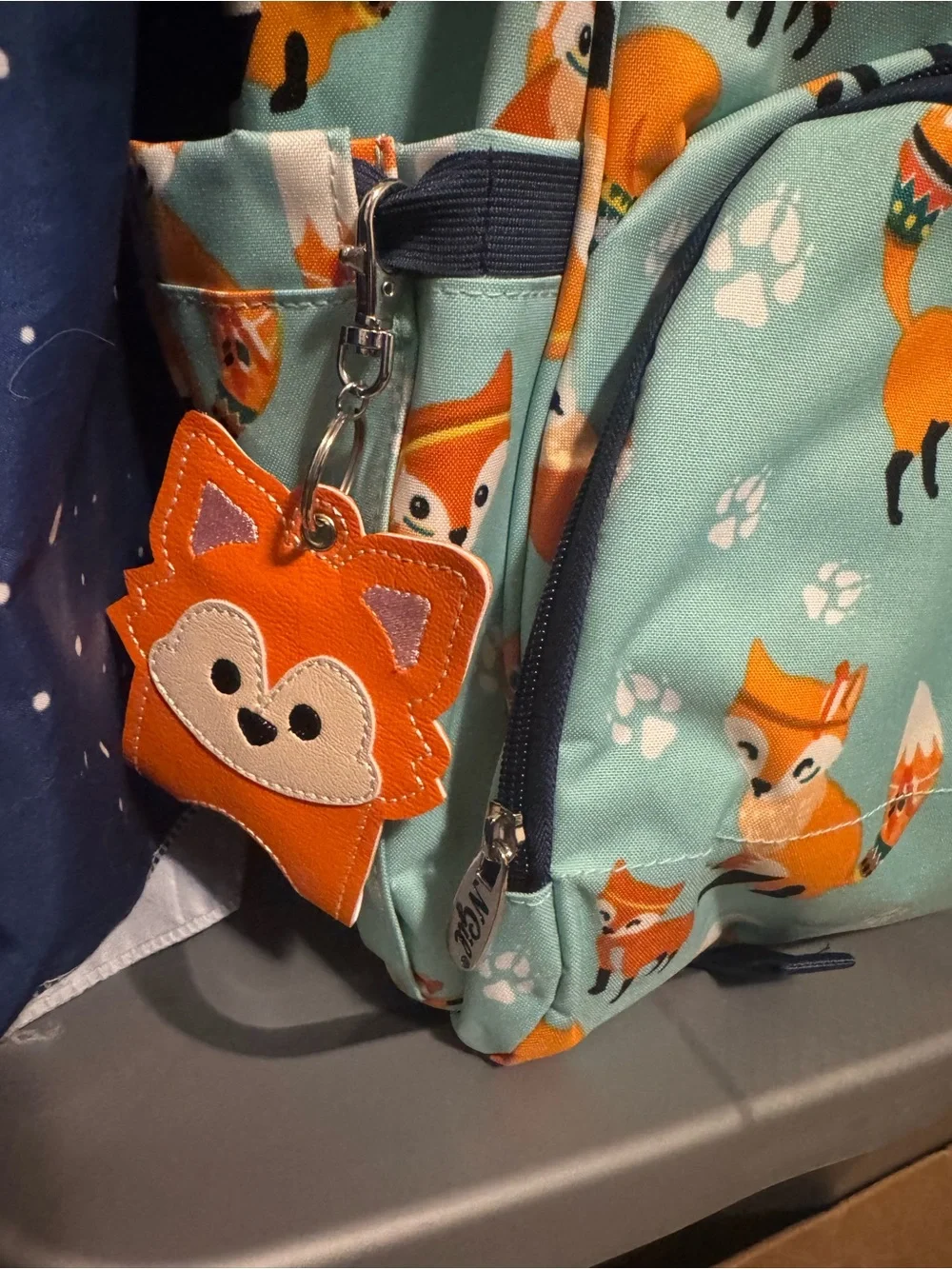 NGIL Fox Diaper backpack & matching wallet